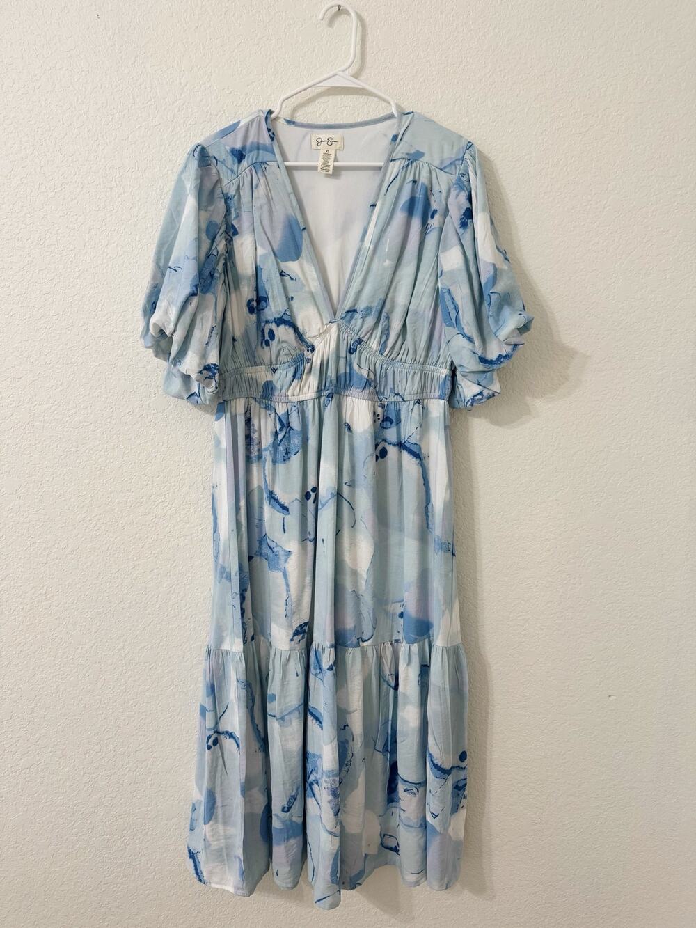 Jessica Simpson Blue Midi Dress XL